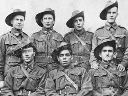Australian diggers on the Western Front