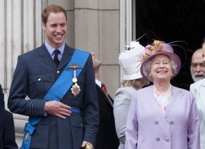 Prince William and the Queen