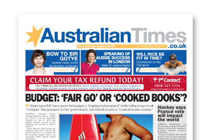Australian Times weekly newspaper | 8 May 2012