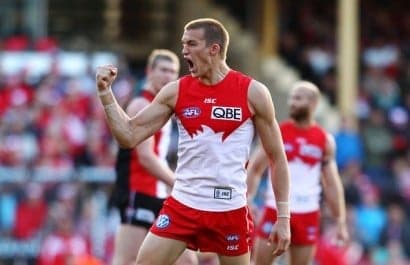 Sam Reid of Sydney Swans