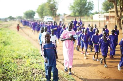 South Sudanese children