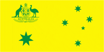 Aussie green and gold