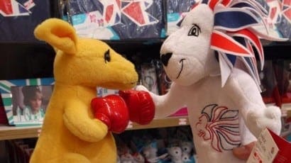 BK - Australia's Boxing Kangaroo v GB Pride Lion BK - Australia's Boxing Kangaroo v GB Pride Lion