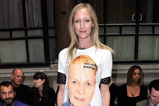 Vivienne Westwood makes Assange ‘statement’ at London Fashion Show