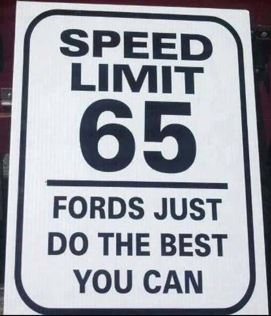 ford funny aussie sign