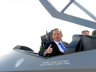 F-35 jet - Tony Abbott