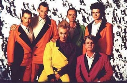Split Enz: 80s fashion at its most deadly. 