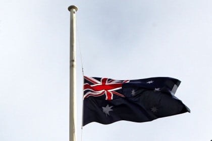 MH17 - Australia flag at half mast