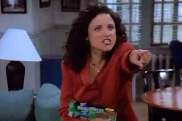 Tony Abbott head - Seinfeld wink Elaine