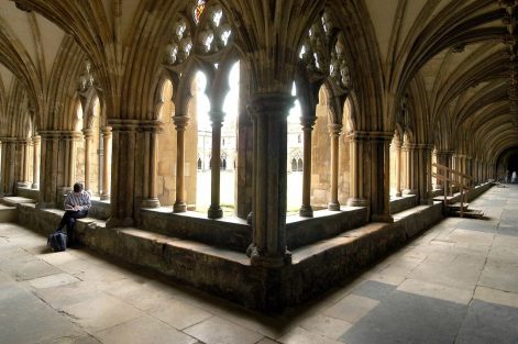 Norwich Cathedral cloisters 