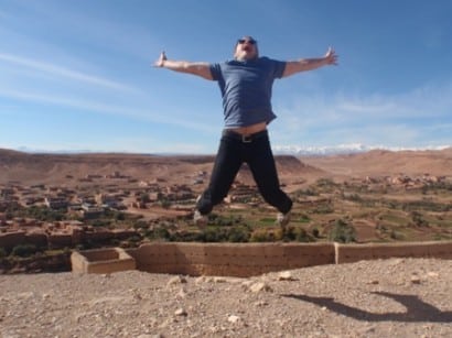 Liam in Morocco