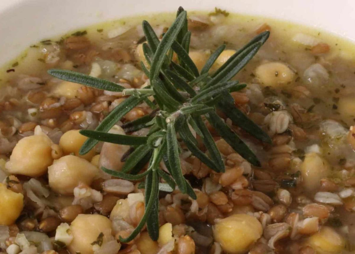 Farro soup
