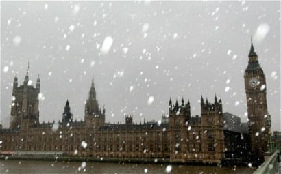 London snow