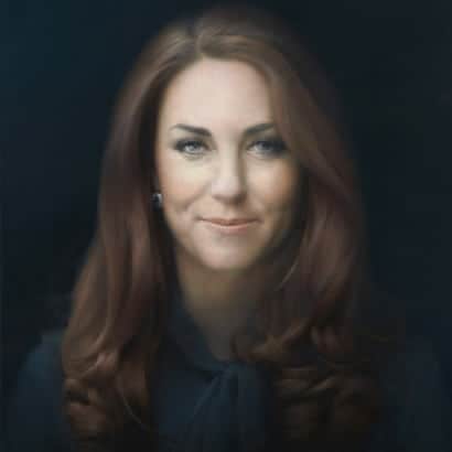 Portrait of Catherine, Duchess of Cambridge, by  Paul Emsley