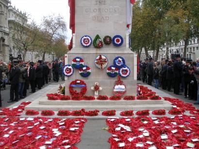 Cenotaph Whitehall Anzac Day London