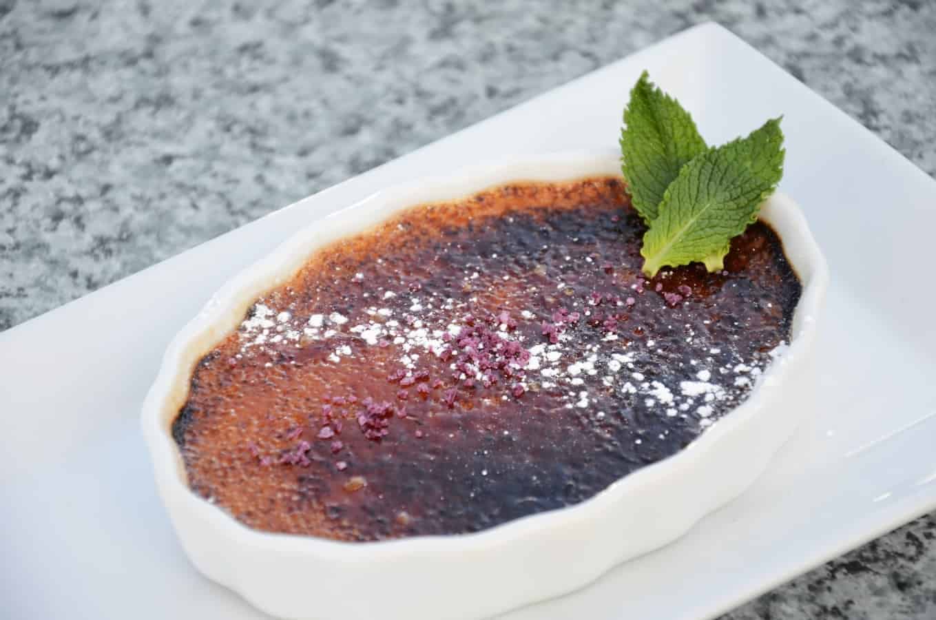 Vanilla and Lavender Crème Brûlée