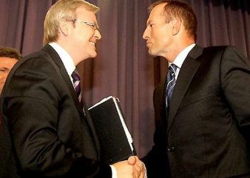 Kevin Rudd and Tony Abbott