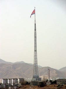 Tallest flag pole in the world north korea