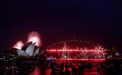 sydney fireworks new year 2014
