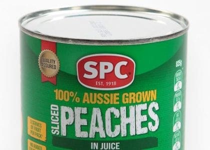 SPC canned fruit australia