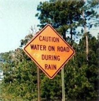 rain sign funny australia