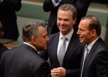 Australia budget 2014 - Hockey and Abbott