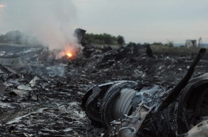 Malaysia Airline flight MH17 wreckage Ukraine