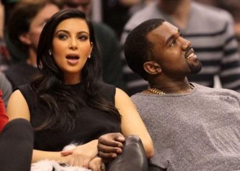 Kanye West and Kim Kardashian