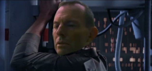 Tony Abbott head - Star Wars