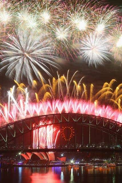 Fireworks - New Year's Eve on Sydney Harbour, Australia