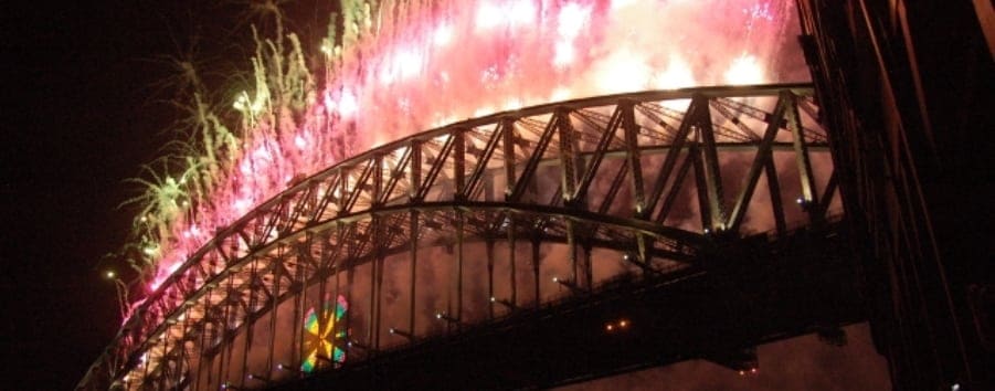 Sydney fireworks New Year 's Eve