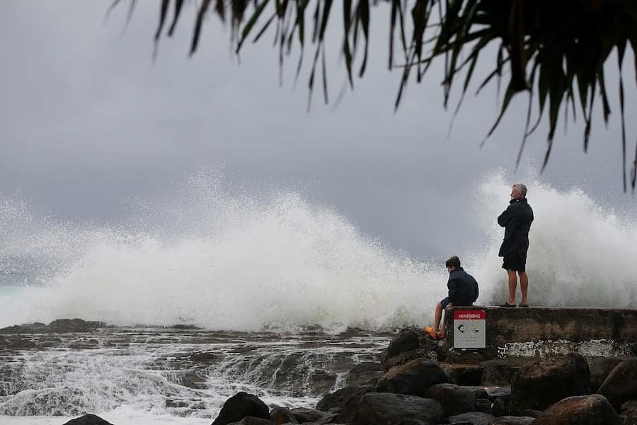 Snapper Rocks, Gold Coast, 19 February. Photo by Chris Hyde/Getty Images 