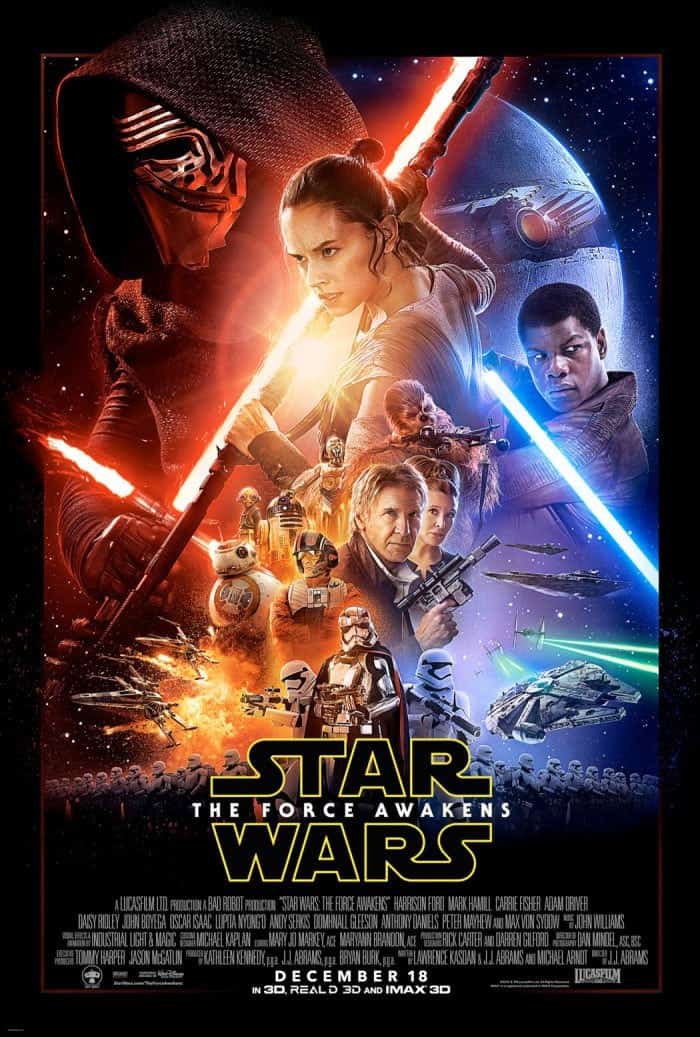 Star Wars The Force Awakens official movie poster