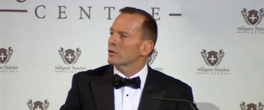 Tony Abbott speech London - refugees