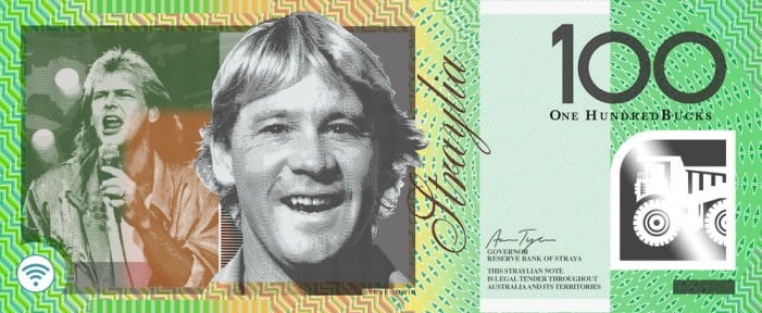 straya cash - 100 - steve irwin