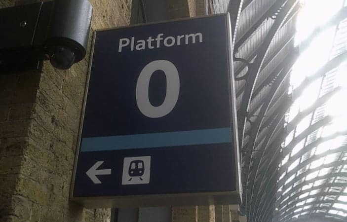 King's Cross Platform 0... it's a real thing.