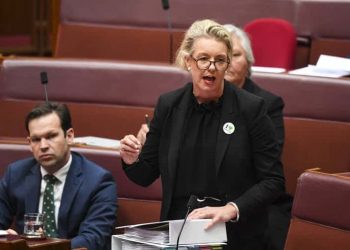 Bridget McKenzie was a member of a shooting club that received $36,000 in grant money.         (Lukas Coch/AAP)