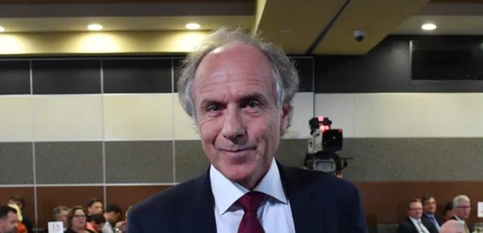 Alan Finkel. (Mick Tsikas/AAP Image/The Conversation)