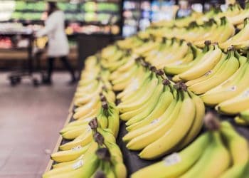 Bananas Fruits Food Grocery Store Supermarket