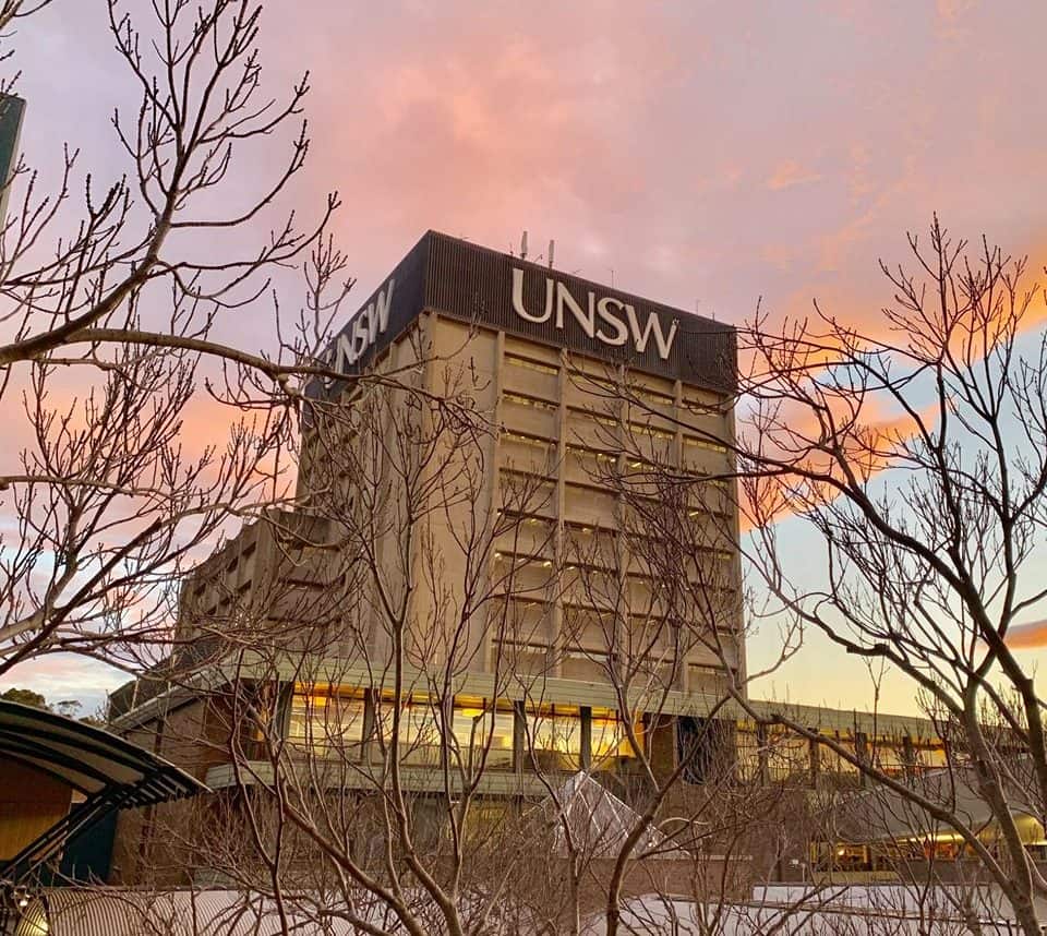 University of New South Wales. Photo credit: UNSW Facebook page