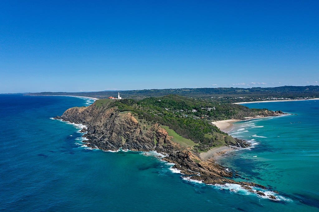 Byron Bay Lighthouse and beach. Photo credit: Wikimedia Commons