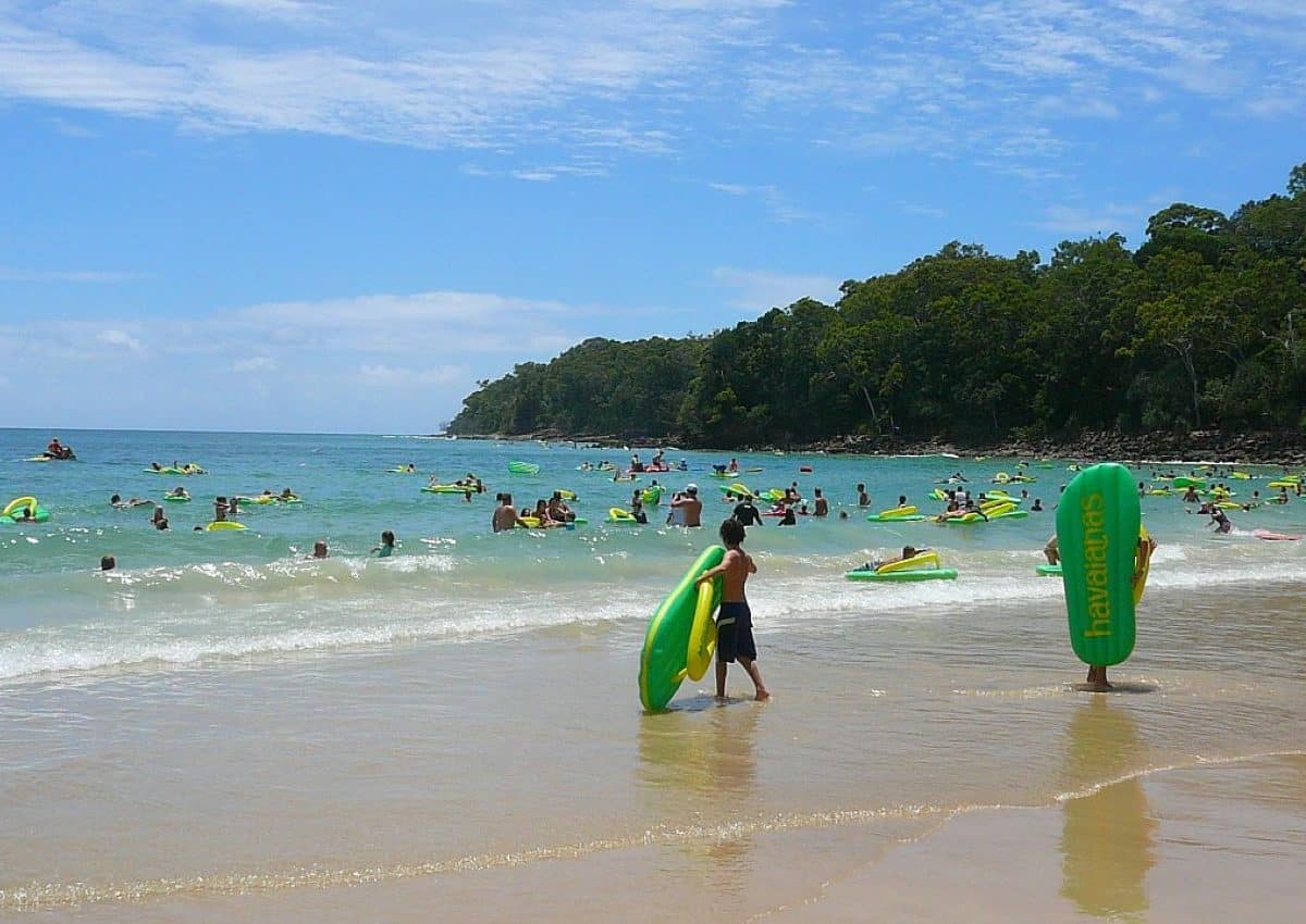 Noosa Covid-19 scare after teens arrested - Noosa beach image