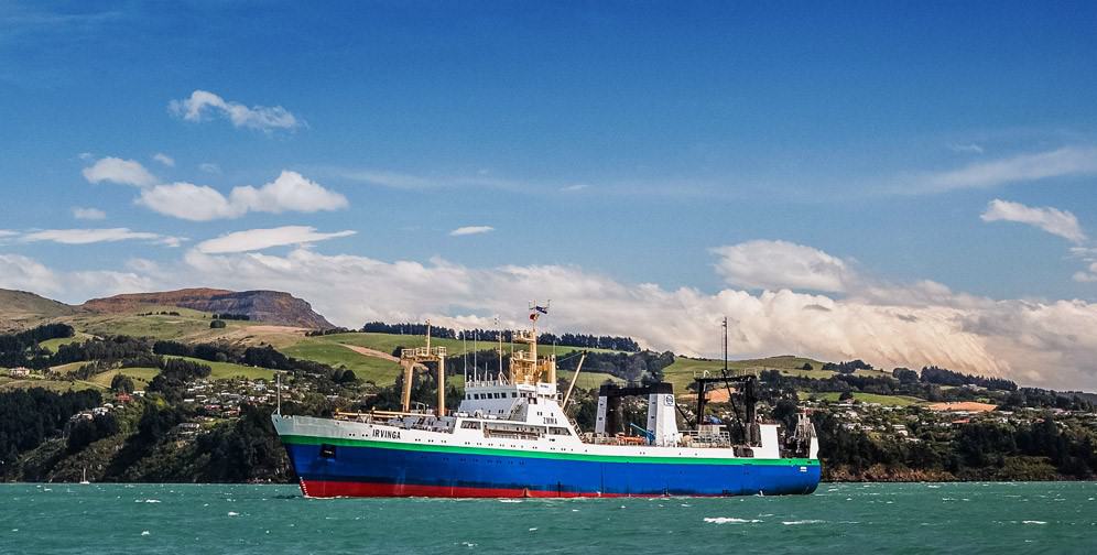 The NZ-flagged fishing vessel, the MV Irvinga. Photo credit: Independent Fisheries website
