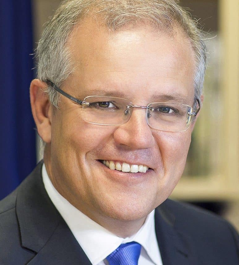 Scott Morrison. Photo credit: Kristy Robinson / Commonwealth of Australia. Via Wikimedia Commons