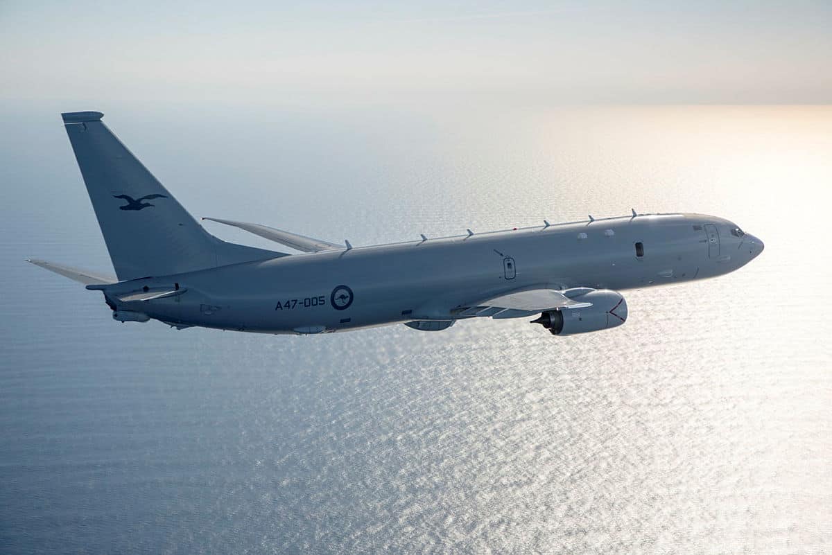 Boeing P-8A Poseidon. Photo credit: RAAF