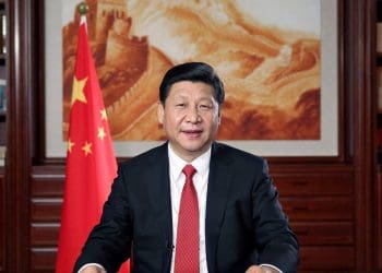 Happy New Year: China’s president Xi Jinping delivers his message to friends (and foes) around the world. Lan Hongguang/Xinhua/Alamy Live News