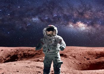 Future astronauts will visit Mars. Shutterstock/Vadim Sadovski