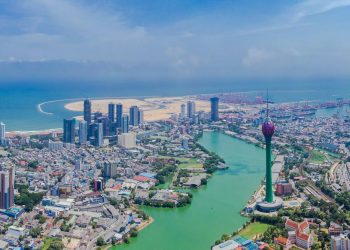 Colombo with the Port City development in the distance. Rakhitha_w/Shutterstock