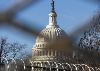 Seat of power: the US Capitol, where the impeachment trial of former US president Donald Trump is taking place. EPA_EFE/Shawn Thew