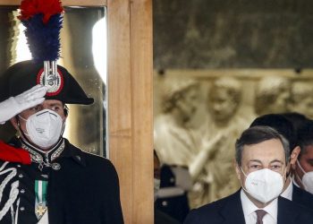 ‘Il primo ministro.’ EPA